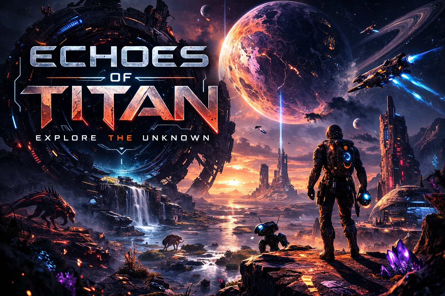 Echoes of Titan game cover