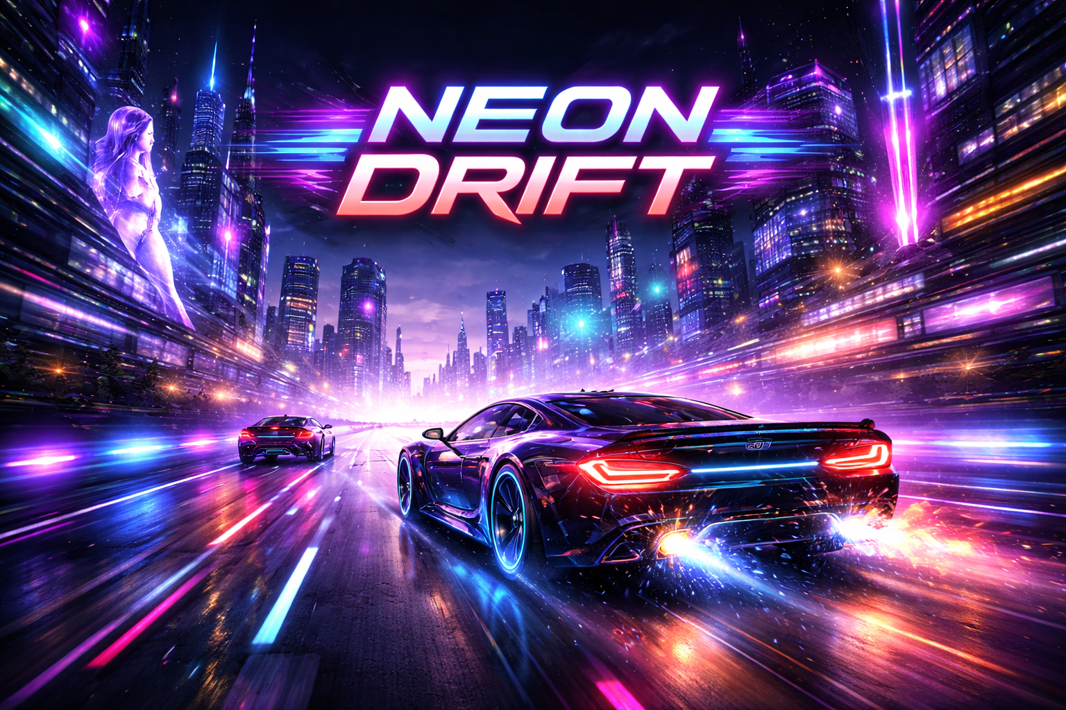 Neon Drift game cover