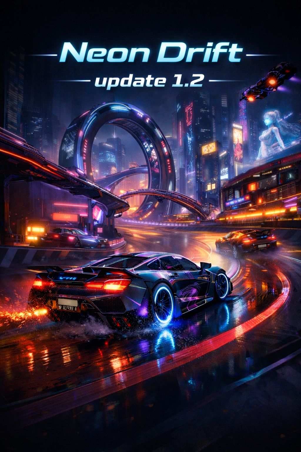 Neon Drift new poster